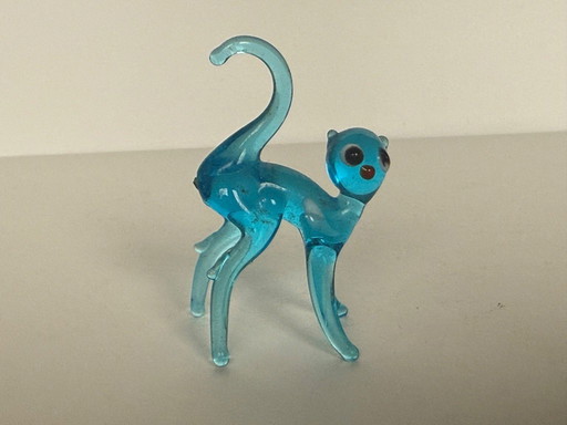 Murano glazen miniatuurkat