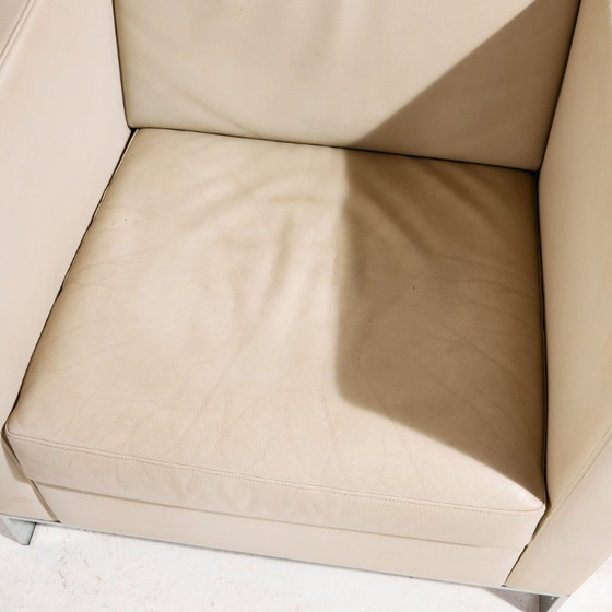 Image 1 of MK11263 Set di divani in pelle Foster 500 di Norman Foster per Walter Knoll, set di 5