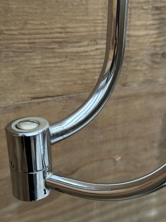 Image 1 of Lampada da parete a doppio arco Dijkstra – Mid Century Modern Space Age Vintage anni '70