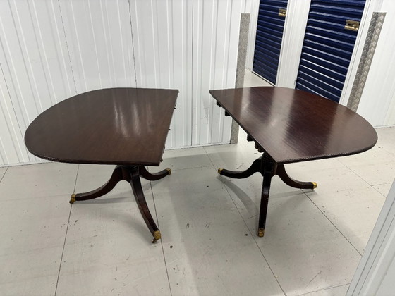 Image 1 of Antique mahogany extension table