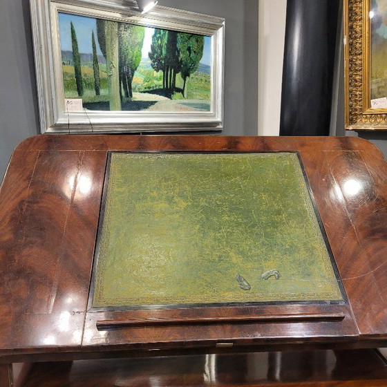 Image 1 of Mesa de arquitecto “à la tronchin”, Luis XVI, madera de caoba, circa 1790 – Francia