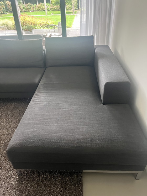 Sur&Plus Ecksofa – Textile, Chrome (photo 2 of 7)