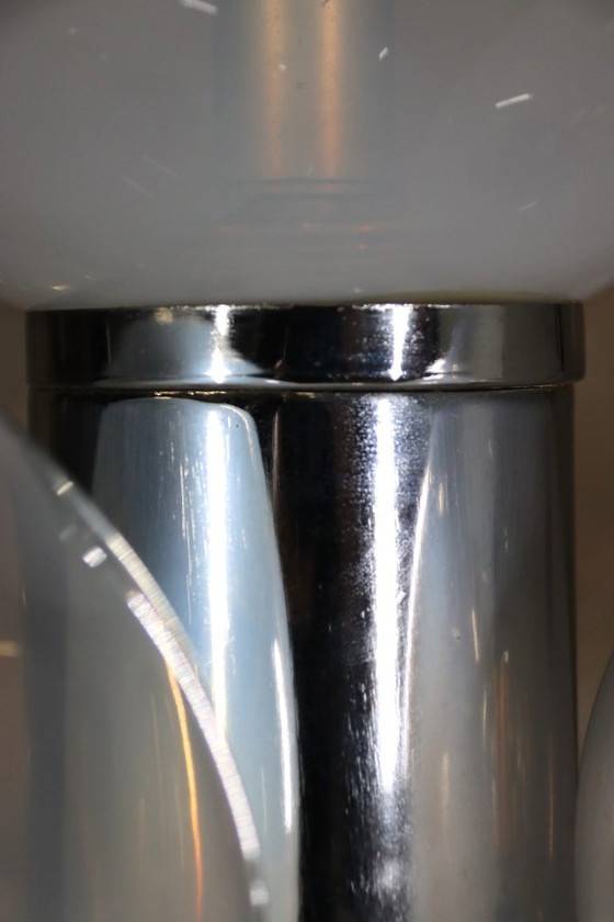 Image 1 of Goffredo Reggiani – Organ / Chrome Tube Floor Lamp – Italy – 1970s