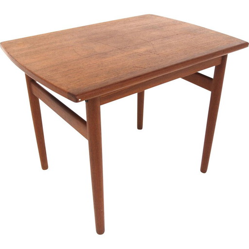 Alter skandinavischer Beistelltisch aus Teakholz, Schweden 1960