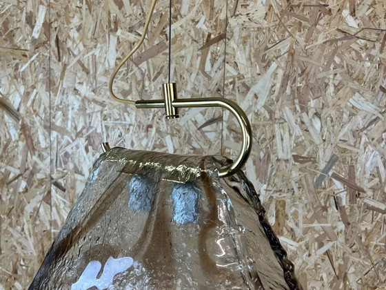 Image 1 of Lampada anni 60-70 Lampada da soffitto in vetro di Murano anni 60