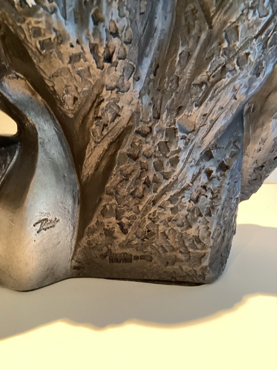 Scultura originale Austin Sculptures “Petit Ce Soir” 1990 - Firmato Alexander Danel. – Sculture, Pietra (photo 5 of 6)