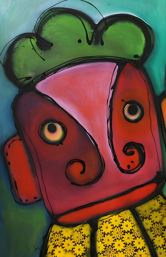 Image 1 of Peinture plus ancienne 'Avant les coups de gueule...'