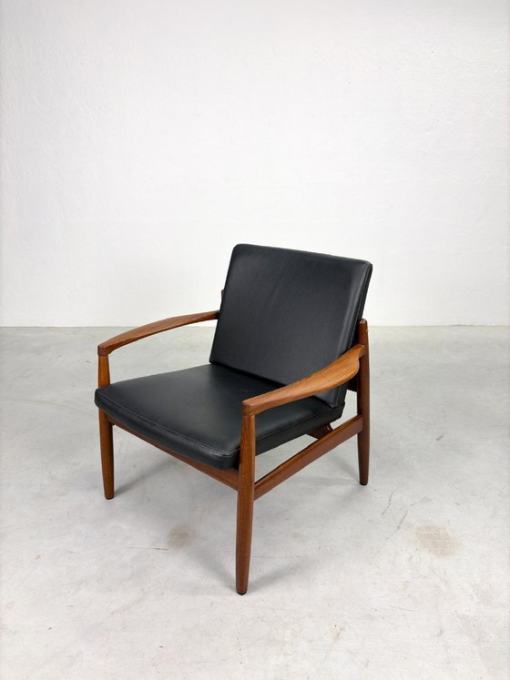 'Viken' Armchairs by Tove & Edvard Kindt Larsen for OPE – Leather, Wood (photo 16 of 20)