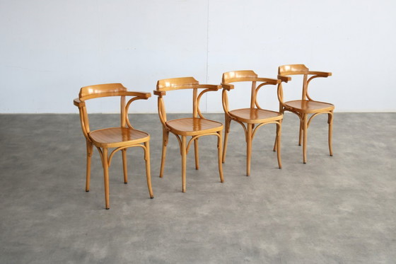 Image 1 of 4x vintage dining room chairs
