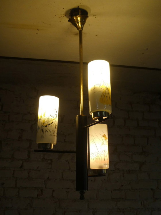 Lampadario con illustrazioni di filastrocche, 1950 (photo 11 of 12)