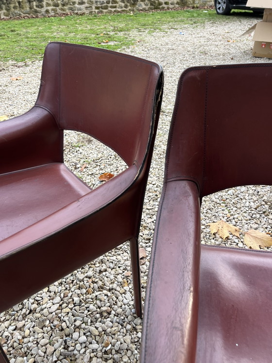 Image 1 of Fauteuils Leren stoelen De Couro
Brazilië taxi413 Cassina