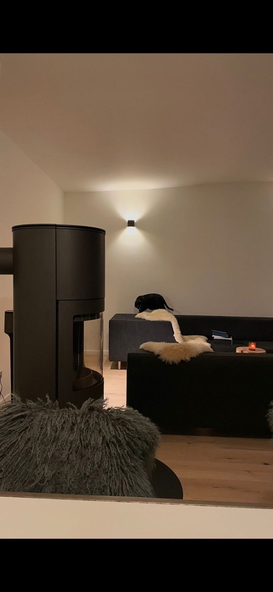 Image 1 of edra designer corner sofa, two-piece, anthracite, very high quality, newly upholstered