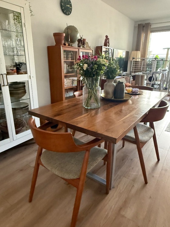 Image 1 of Solid American walnut dining table