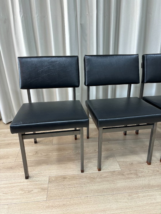 Image 1 of 6x PALI Dining chairs - Louis van Teeffelen for Wébé - 1960s