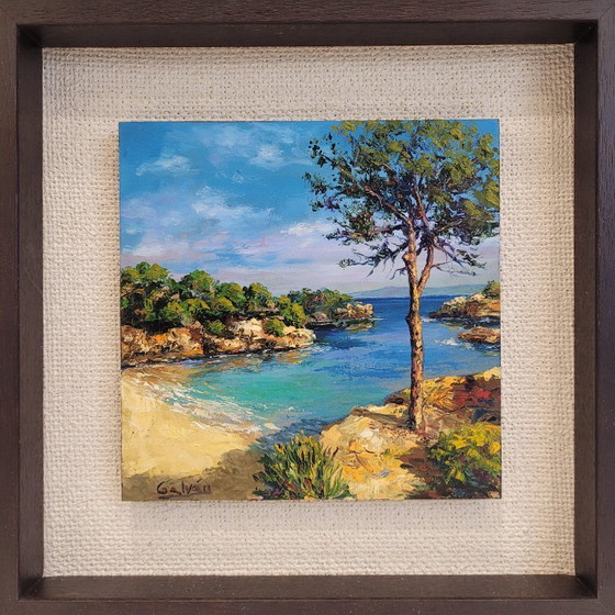 Image 1 of “Beach Landscape” Miguel A. Galván Mangas, f. XX - Valladolid, Spain