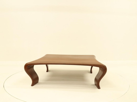 Image 1 of Organic Coffee Table in Solid Iroko by Marc Van Rampelberg