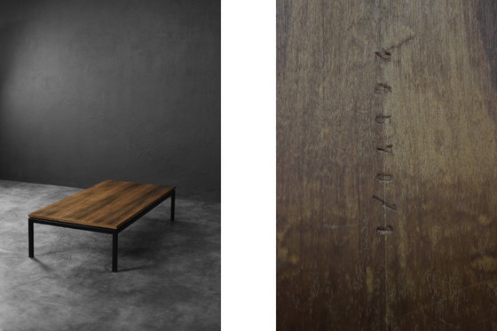 Image 1 of Tavolino basso da caffè in teak marrone, stile danese moderno di metà secolo, anni '60