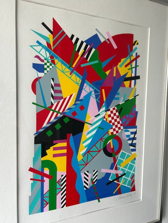 Image 1 of Ernst Lohse litografía Danés 1989