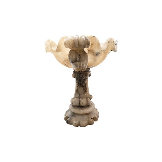 Image 1 of Antica tazza italiana in alabastro, del 1900 circa