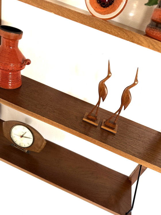 Image 1 of Vintage teak wall system, Poul Cadovius ‘60