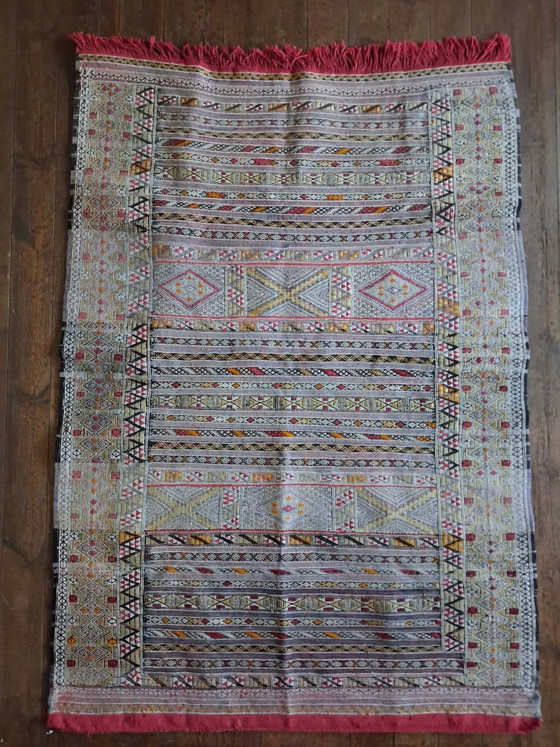 Kilim Berbero fatto a mano 180×125cm, Tappeti, Lana, Multicolore (foto 3 di 14)
