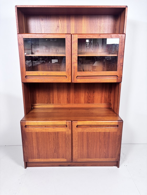 Image 1 of Vintage vitrinekast teak deens
