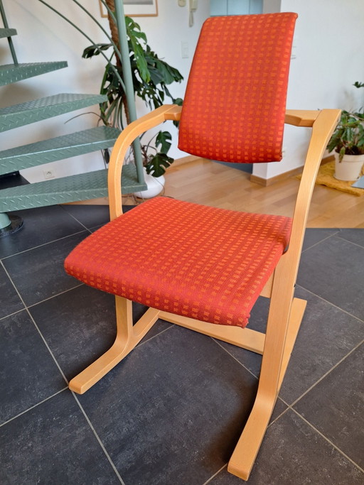 Iconic Stokke Actulum Balans Chair in Retro Orange – Peter Opsvik