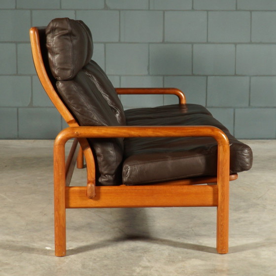 Image 1 of Dänisches Dreisitzersofa - L. Olsen & Son - Teakholz - 1960er Jahre