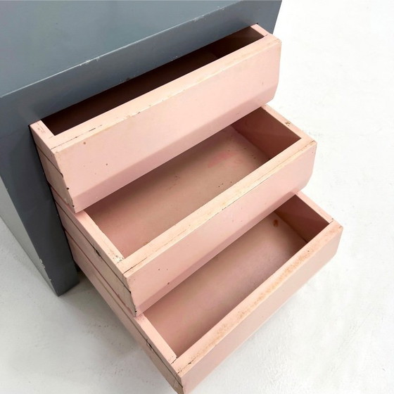 Image 1 of Cómoda lateral estilo Memphis, años 80