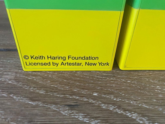 Image 1 of Bearbrick Keith Haring Andy Mouse Warhol 1000% MEDICOM toys