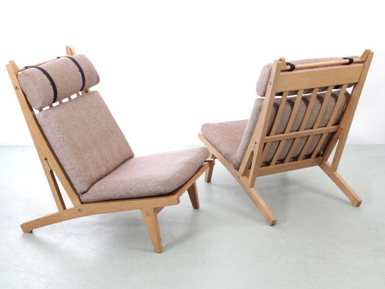 Par de sillones escandinavos GE 375, con 1 par de reposabrazos. – Wood (photo 4 of 18)