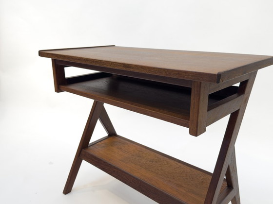 Wengéhouten bijzettafel uit het midden van de vorige eeuw – Wood (photo 5 of 16)