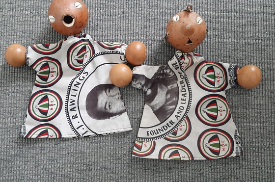 Image 1 of Marionette a mano Ghana con zucche