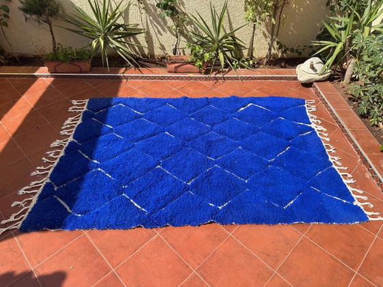 Tappeto Berbero Blu in Lana 220/300cm – Tappeti, Wool (photo 8 of 8)
