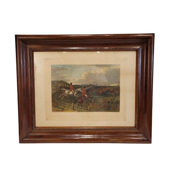 Image 1 of Engraving “Full cry”, J. Harris and William J. Shayer, 1864 - England