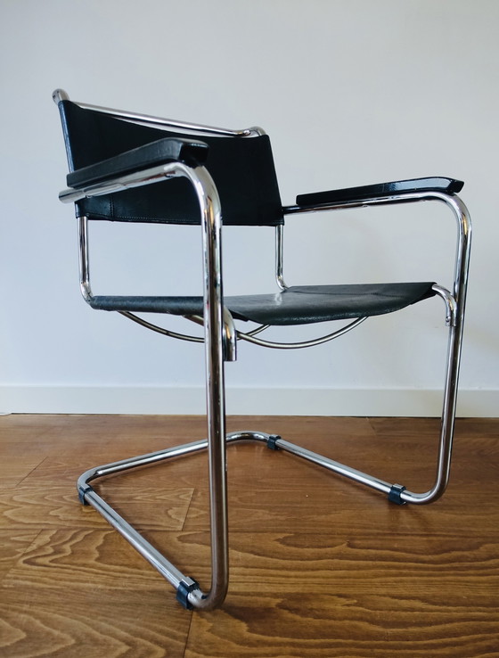 Image 1 of 4x Thonet S34 Mart Stam Bureaustoelen