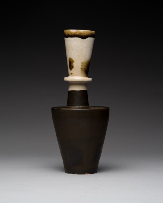 Image 1 of Friedhelm Tschentscher – Rare Studio Pottery Vase, Kassel, Allemagne, vers les années 1960 Kasseler Schule Prof. Walter Popp
