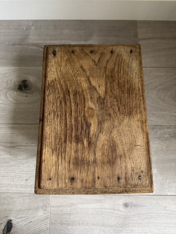 Image 1 of Vintage houten kruk