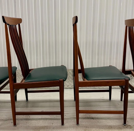 Image 1 of Chaises de salle à manger danoises en teck, Arne Vodder