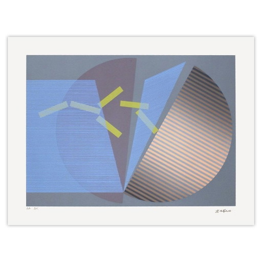 Leopoldo Torres Agüero Sérigraphie Composition Cinétique II 1979 – lithos zeefdrukken, Paper (photo 2 of 5)