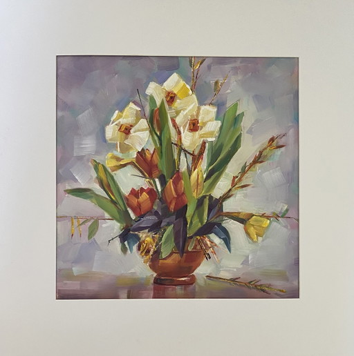 Checkered flowers