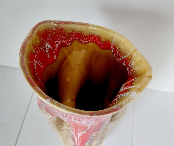 Vase Vallauris Fat Lava, Céramique Française Organique Années 60 – Ceramic (photo 7 of 15)