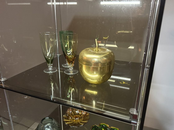 Image 1 of Mid-Century Italian Design 'Bogo' Vetrinetta Showcase Cabinet Designed by Carlo Bartoli for Rossi di Albizzate, Italy 1970s. 