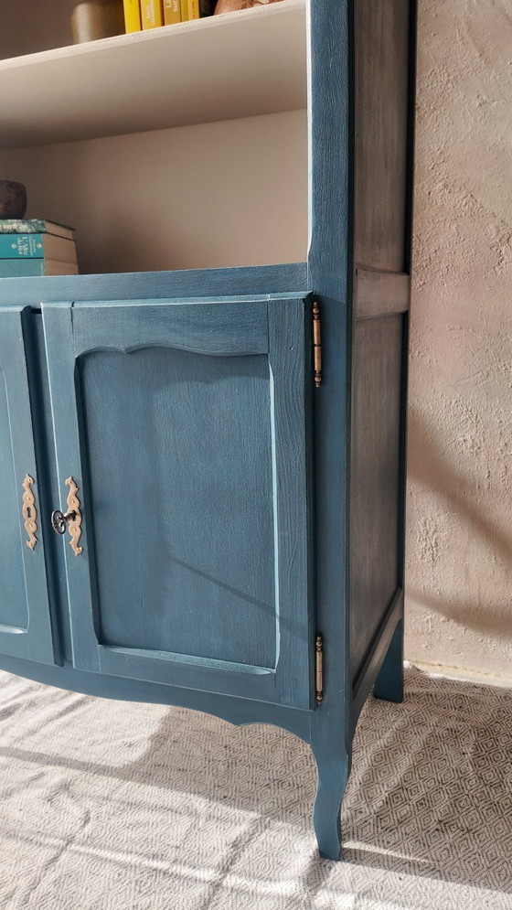 Louis XV Style Sideboard/Open Bookcase – Wood (photo 11 of 23)