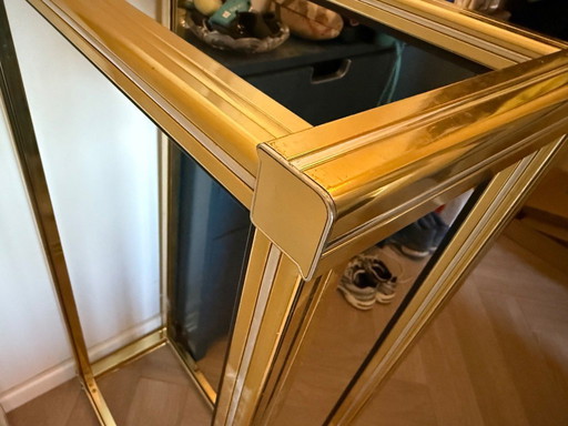 Vintage glazen salontafel