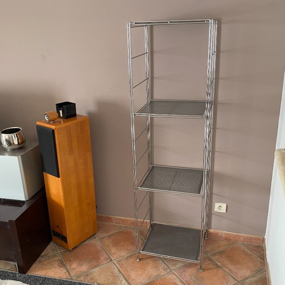 Peter modular shelving unit by Niels Gammelgaard. 1980. – Ikea, Metal (photo 2 of 7)