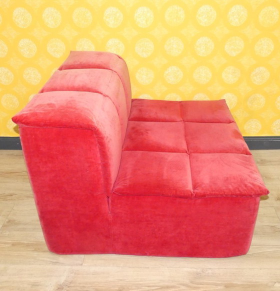 Image 1 of Modular sofa, 3 elements, corner armchair, foam, Lübke model Q-System, 1990s