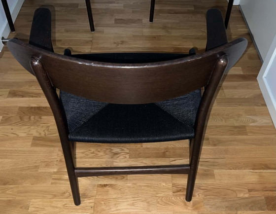 Complete set of 6 CH26 Wegner Chairs – Hans Wegner, Dining chairs, Wood (photo 7 of 13)