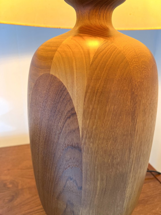 Image 1 of Lampe de table vintage en teck XL, Dyrlund '70s