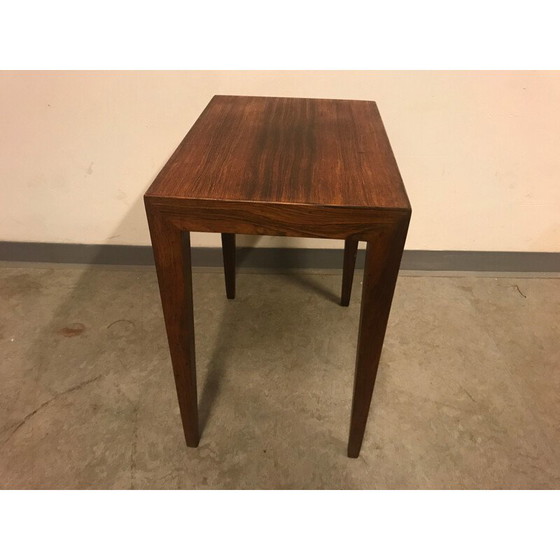 Image 1 of Vintage palissanderhouten salontafel van Severin Hansen voor Haslev Møbelsnedkeri, 1960